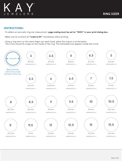 pandora rings sizes chart|pandora ring size chart conversion.